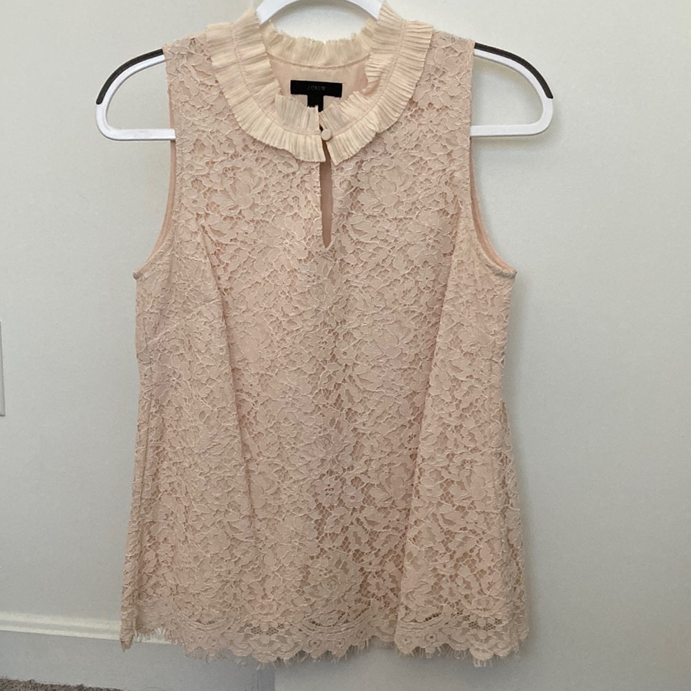JCrew Sleeveless Under Blazer Top